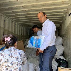 TRF Financial Auditor, Biju Anthony, on a monitoring visit in December 2019