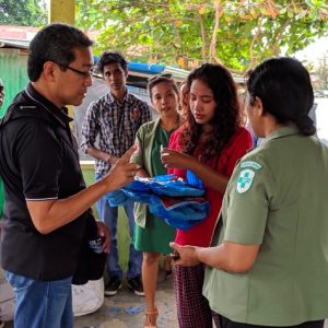 Dr. Noel Alidio, TRF Cadre, on a monitoring visit to Timor Leste